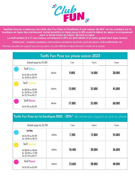 mobilloc|Tarifs Fun Pass .